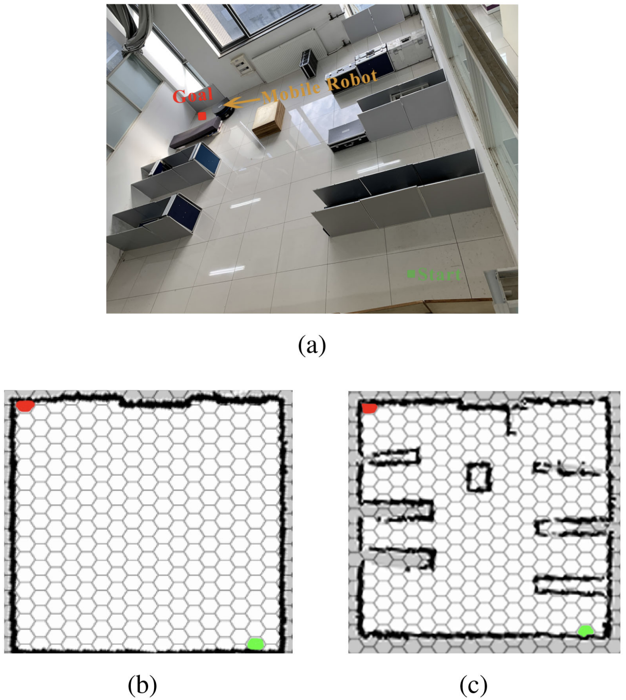 Rule-Based Reinforcement Learning for Efficient Robot Navigation with Space Reduction